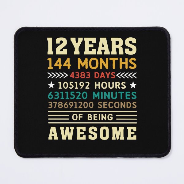 Item preview, 12 Years 144 Months 4383 Days Birthday Gift designed and sold by 1681830934131.