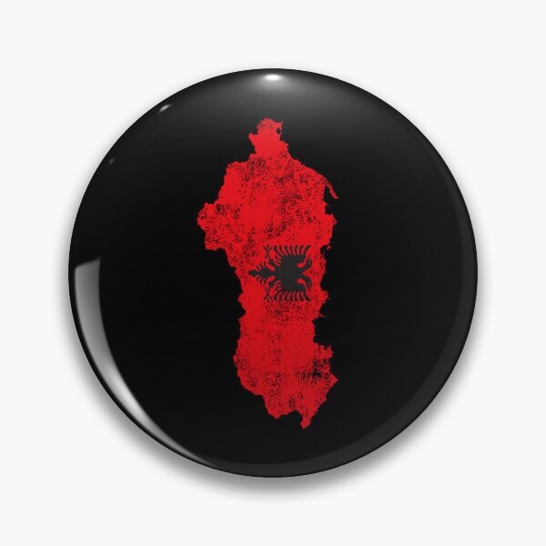 Item preview, Albania Flag Country Outline Shape designed and sold by 1681830934131.