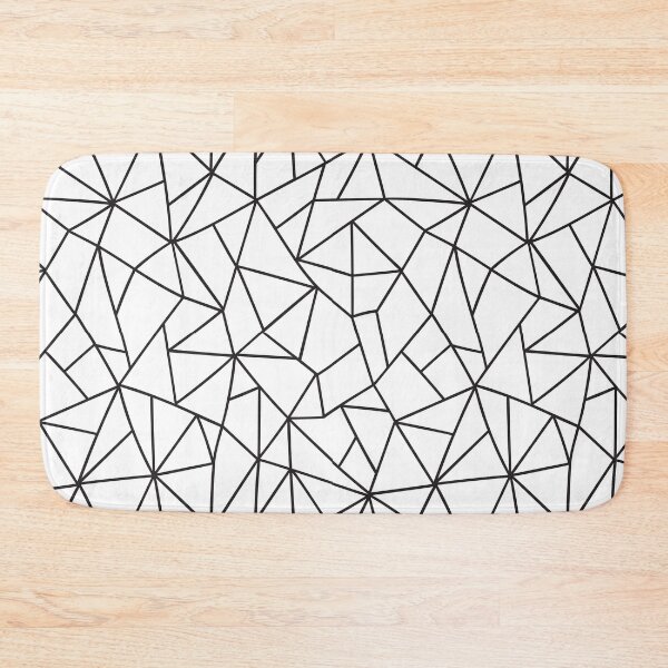Item preview, Black and White Geometric Abstract Pattern designed and sold by JMSU.