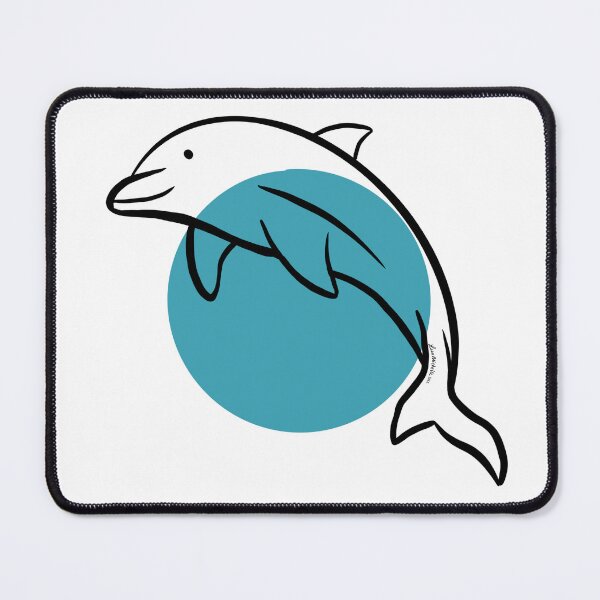 Item preview, Dolphin minimalist design designed and sold by LisaMichelleArt.