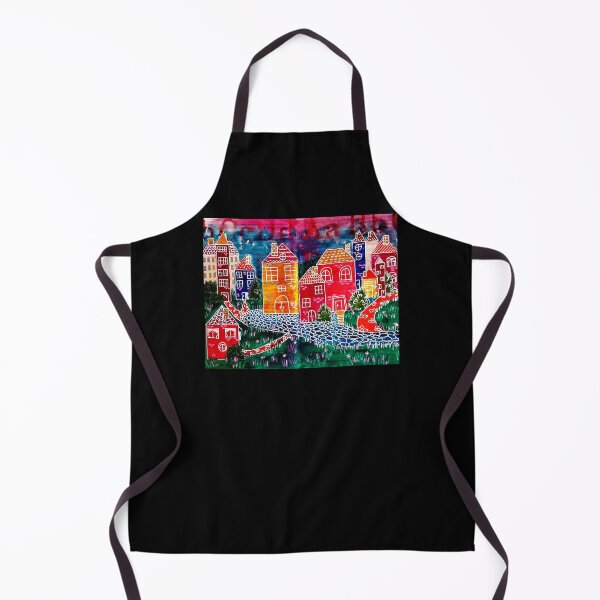 Item preview, WHIMSICAL TOWN designed and sold by DarinaDrawing.