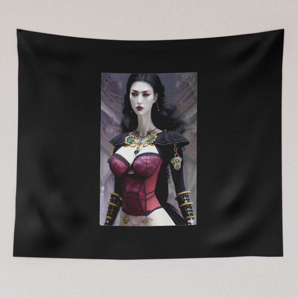 Item preview, Goth Beauty Original Sexy Erotic Ecchi Lingerie Pinup Female Model Pose Babe Hentaii Bikini Latex Lace Suit  designed and sold by Hot-as-hell.