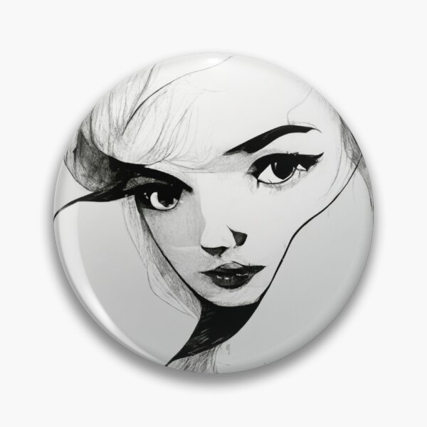 Item preview, Woman with bow tie designed and sold by ia-creating-art.