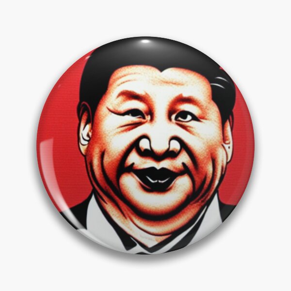 Item preview, Face of Xi Jinping Circle - Xi's Not My President - Xi Jinping Caricature designed and sold by AlleminDesign.