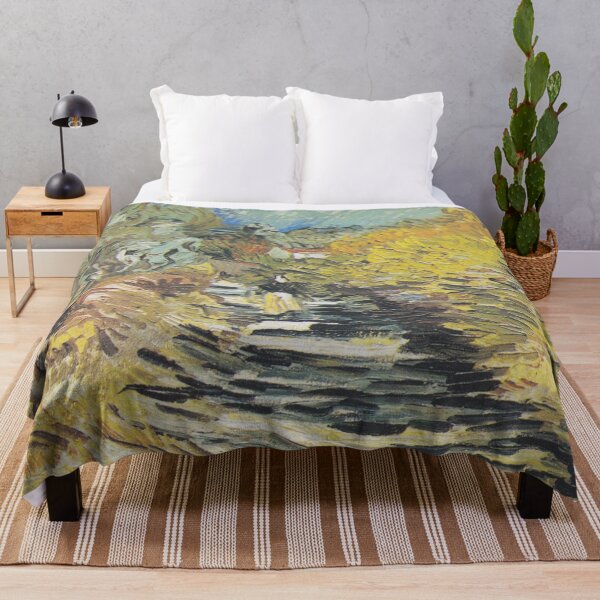 Item preview, VAn Gogh: A Road at Saint-Remy with Female Figure designed and sold by The Great Art.