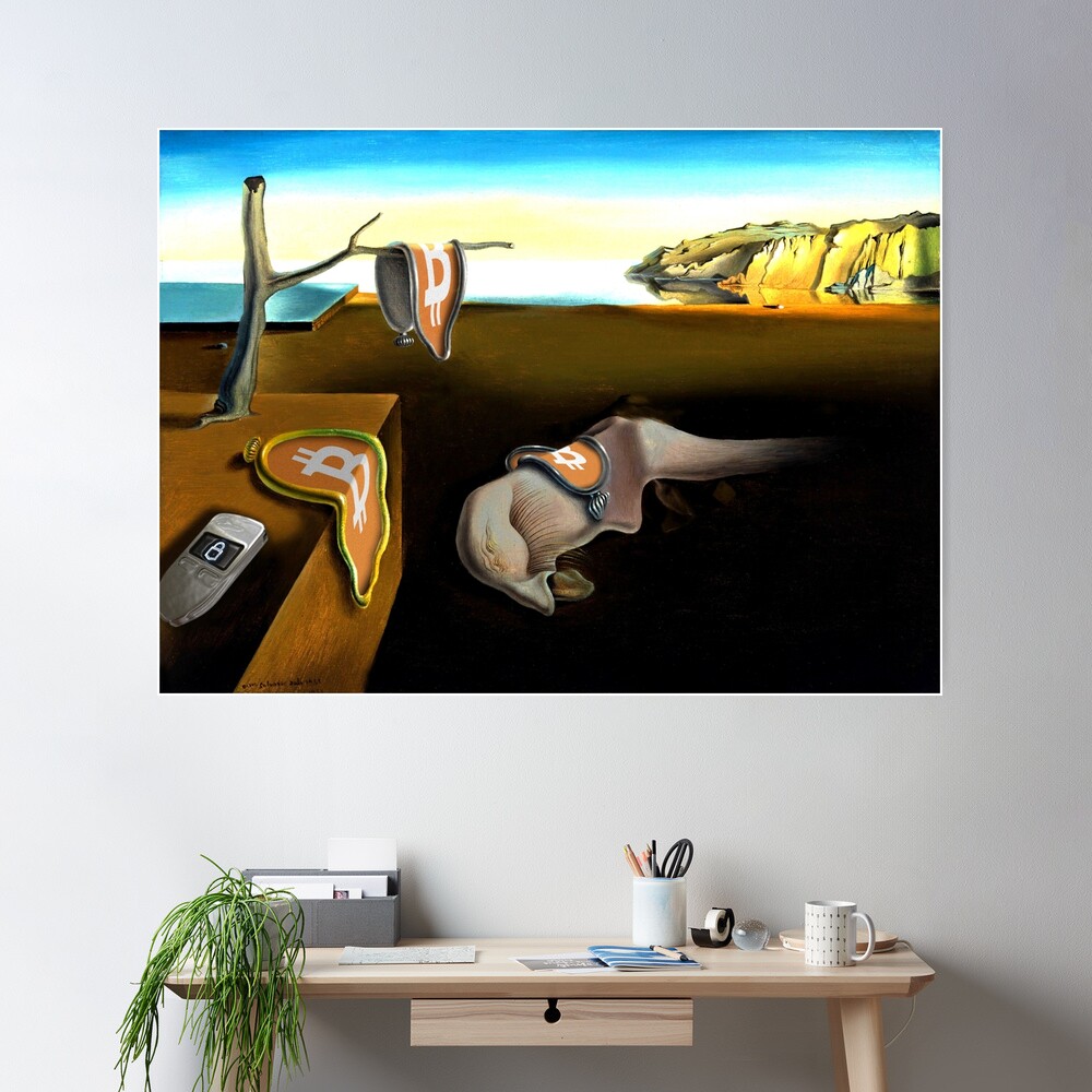 Melting Bitcoin Poster