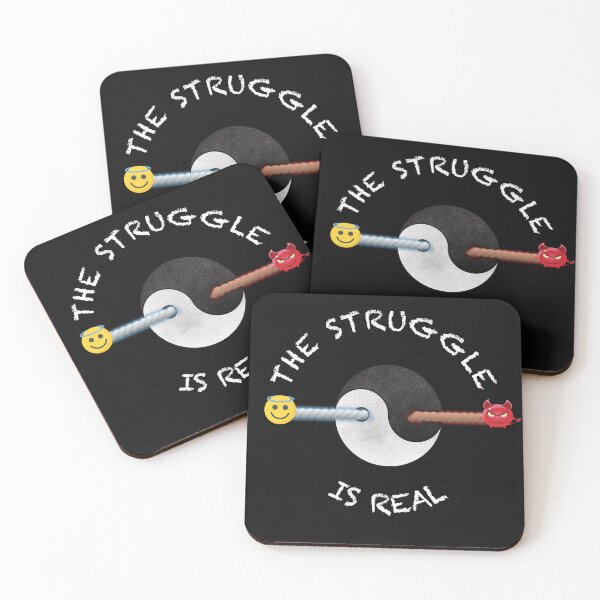 Item preview, The Struggle is Real - White designed and sold by Twisted-Teeze.