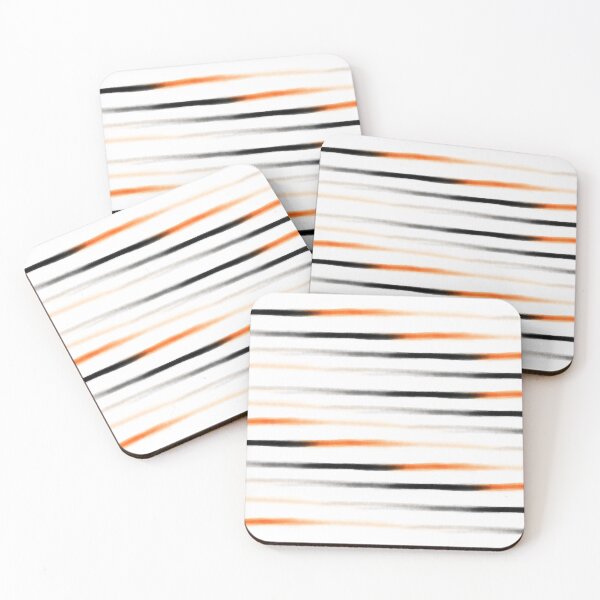 Item preview, Horizontal lines in orange and black gradient designed and sold by AbbyLedGar.
