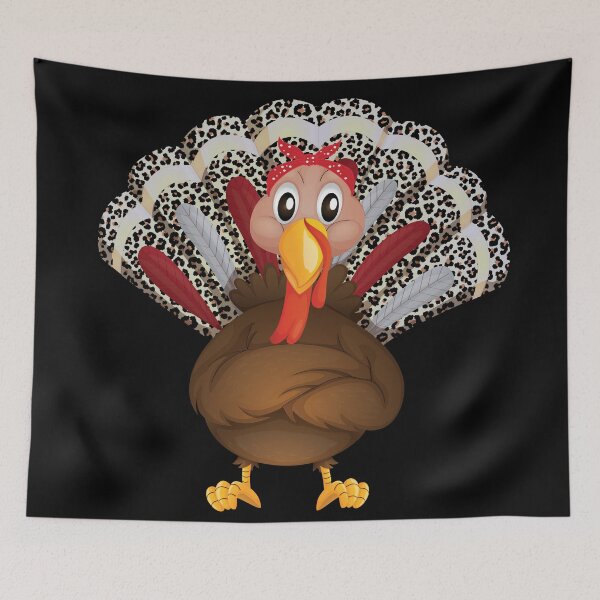 Item preview, 2022 Thanksgiving Festive Leopard Turkey Day Autumn Fall Season  designed and sold by Med ing.