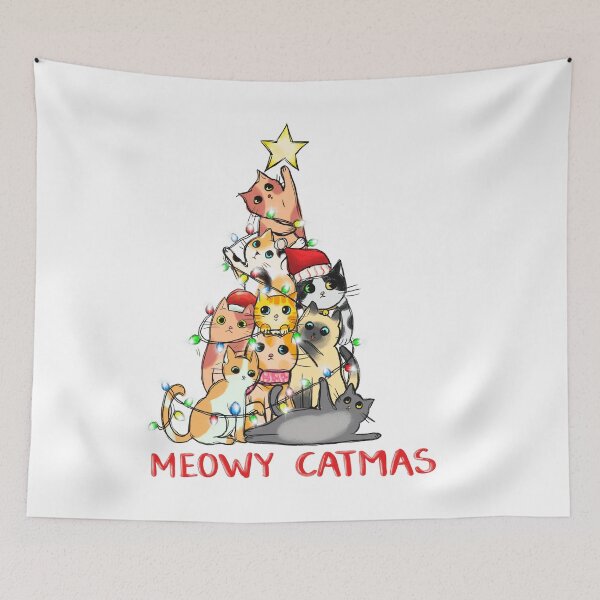 Item preview, Meowy Christmas designed and sold by IM Hunter.