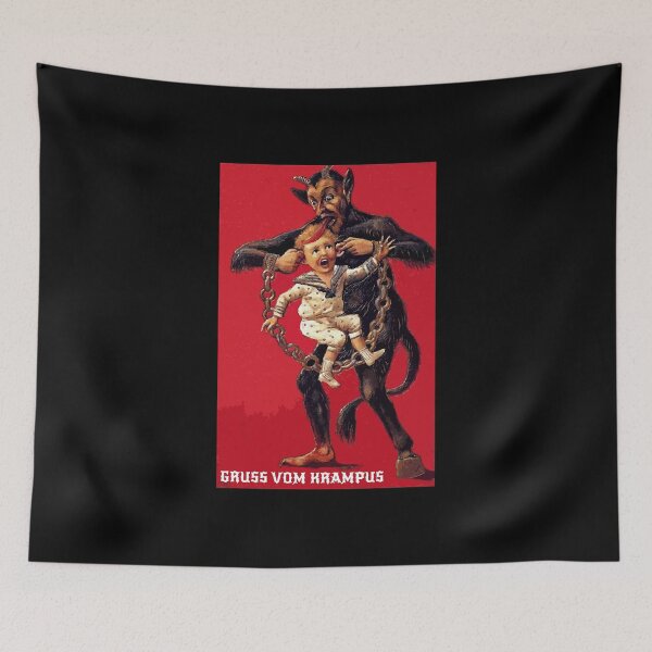 Item preview, Gifts Women Merry Krampus Christmas Graphic Fan designed and sold by Allegrascaffidi.