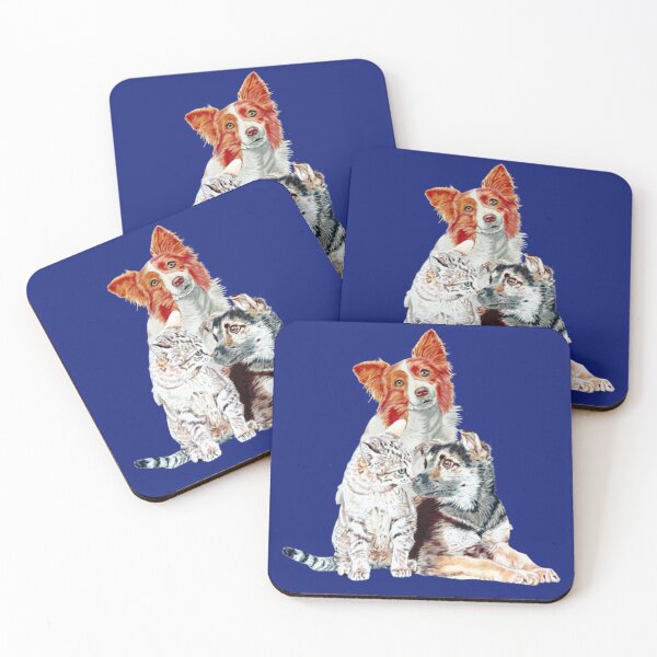 Item preview, Two dog, one cat collage designed and sold by daveand65.