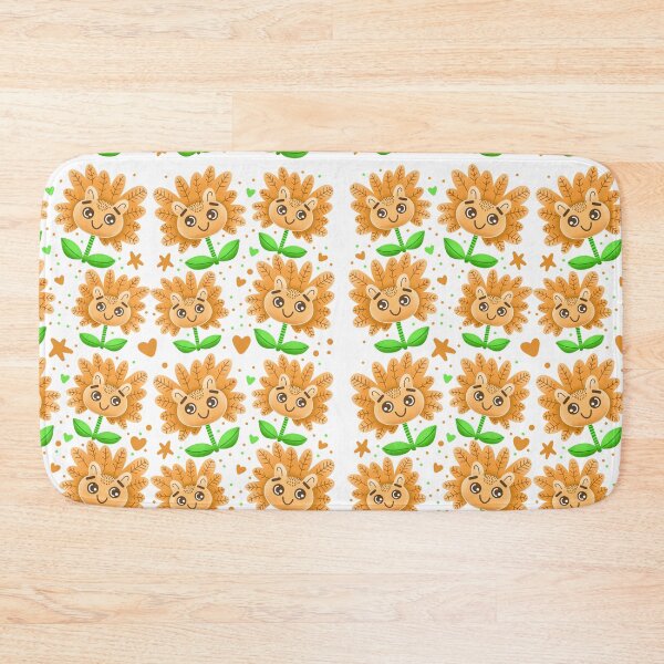 Item preview, Bear flower pattern designed and sold by jasmineberry.