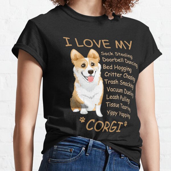 I Love My Corgi Classic T-Shirt