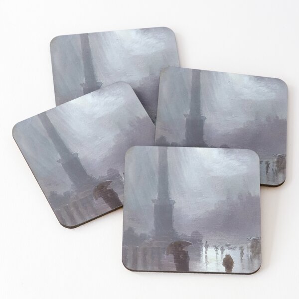 Item preview, Rain in the Streets view of London - George Hyde Pownall designed and sold by Vintage Designs +.