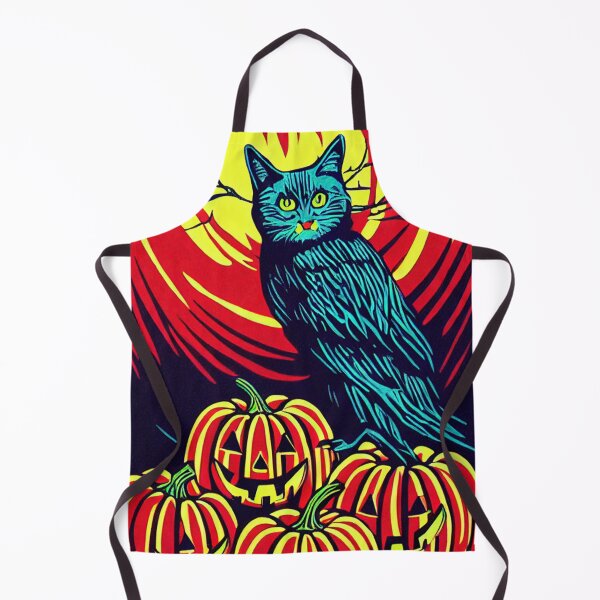 Artikelvorschau, Linoldruck einer Halloween-Vogel-Katze entworfen und verkauft von Giancarlowade3.