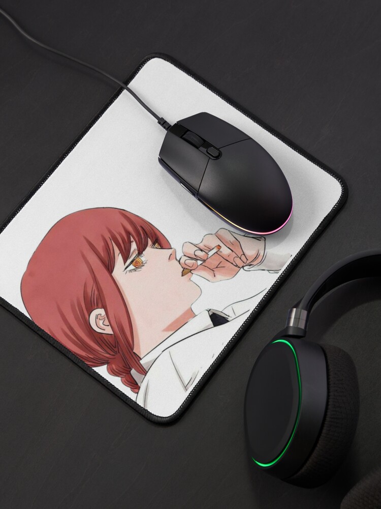 Makima Smoking Manga Chainsaw Man Mouse Pad For Sale By Aestheticanime Redbubble