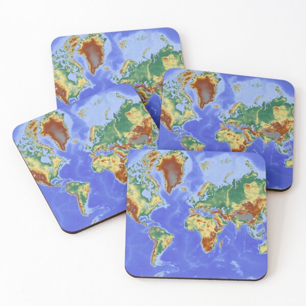 Item preview, World Map Color designed and sold by GGlobeStudio.
