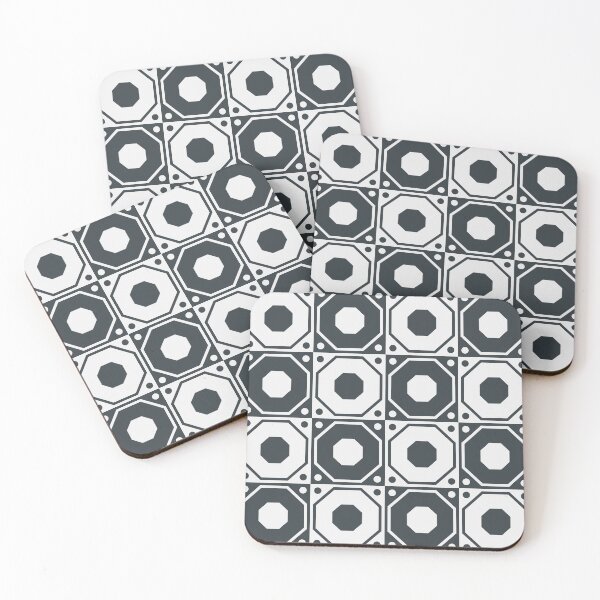 Item preview, Mosaic Squares Black and White designed and sold by Blue-Banana.