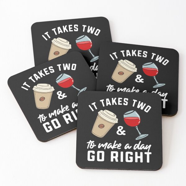 Item preview, Coffee and Wine To Make a Day Go Right Funny For Wine Lovers Drinking Humor Saying  designed and sold by alenaz.