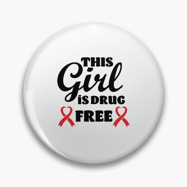 Artikelvorschau, Dieses Mädchen ist drogenfrei, Bewusstsein der Red Ribbon Week entworfen und verkauft von BlueDiamond-19.