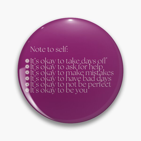 Item preview, notes to self designed and sold by EmbraceOneself.