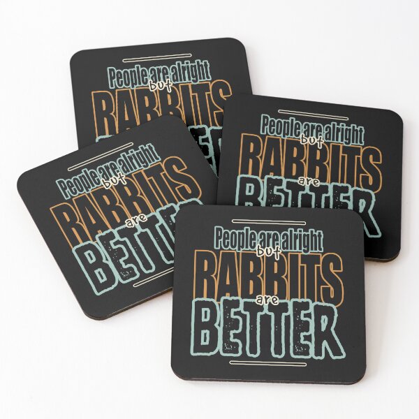 Item preview, People are alright but rabbits are better vintage designed and sold by greatest4all7b.