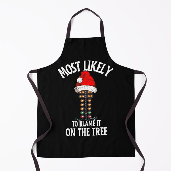 Item preview, Most Likely To Blame It On The Tree Drag Racing Merry Christmas Funny Xmas Santa designed and sold by CarantinedChaos.
