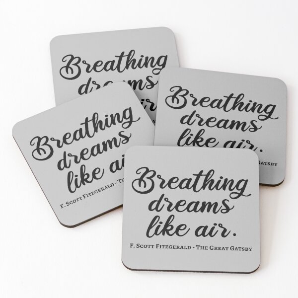 Item preview, The Great Gatsby Quote II - Handwritten Style designed and sold by Lemon Pepper.