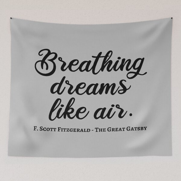 Item preview, The Great Gatsby Quote II - Handwritten Style designed and sold by Lemon Pepper.