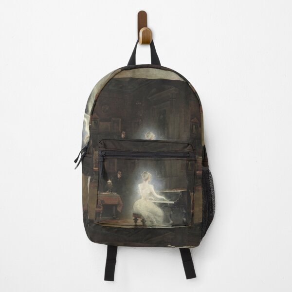 Item preview, Ghostly woman playing a piano (Spirite) - George Roux designed and sold by Vintage Designs +.
