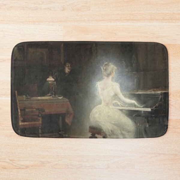 Item preview, Ghostly woman playing a piano (Spirite) - George Roux  designed and sold by Vintage Designs +.