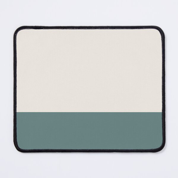Item preview, Minimalist Solid Color Block in Cream and Ocean Bay designed and sold by Ladies-Boutique.