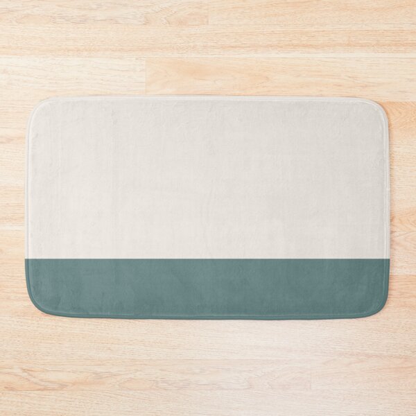 Item preview, Minimalist Solid Color Block in Cream and Ocean Bay designed and sold by Ladies-Boutique.