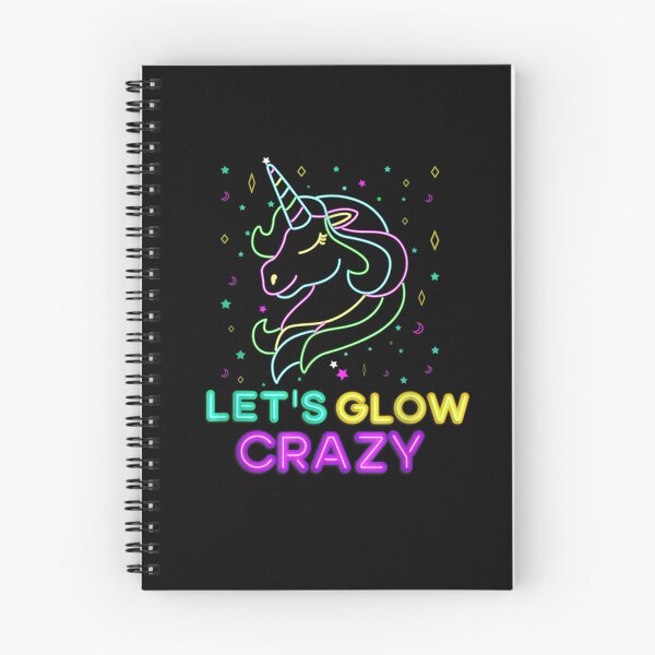 Item preview, Unicorn Let's Glow Crazy Retro 80s Birthday Party Squad Gift designed and sold by beunique5.