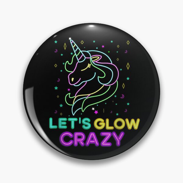 Item preview, Unicorn Let's Glow Crazy Retro 80s Birthday Party Squad Gift designed and sold by beunique5.