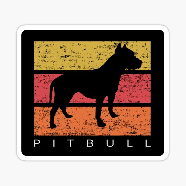Item preview, Pit Bull Terrier Retro Vintage Design Distressed designed and sold by SayAhh.