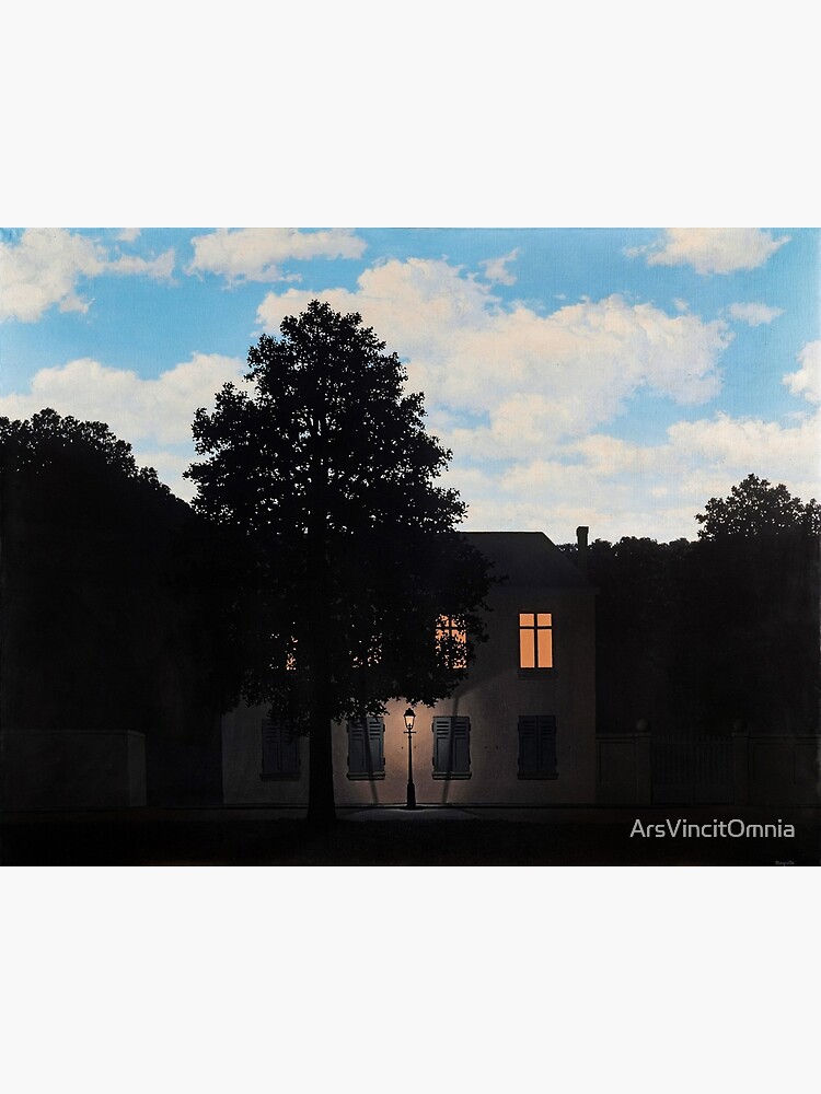 Disover The Empire of Light - René Magritte Premium Matte Vertical Poster
