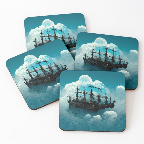 Item preview, Pirate ship in the clouds designed and sold by AltRealityStore.