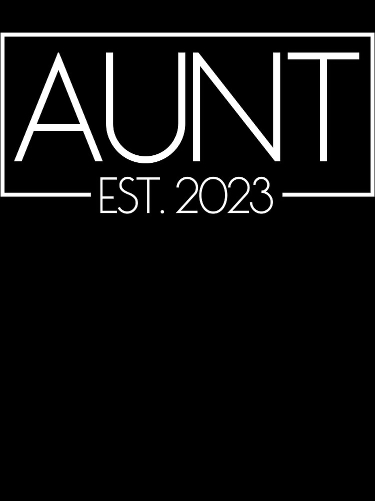 Thumbnail 3 von 3, Tuch, Aunt Est. 2023 New Aunt Gift Women's Auntie Aunt Gear designt und verkauft von DynamicDesign.