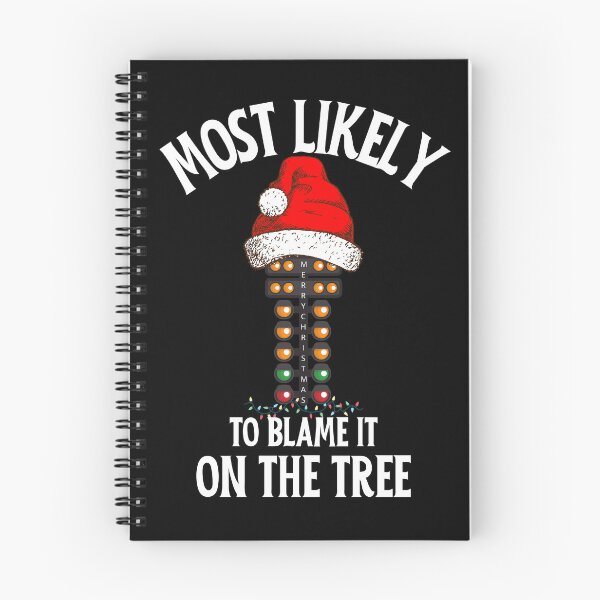 Item preview, Most Likely To Blame It On The Tree Drag Racing Merry Christmas Funny Xmas Santa designed and sold by CarantinedChaos.