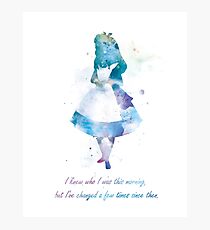 Alice Photographic Print