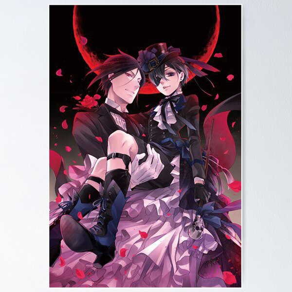 Black Butler poster: Sebastian & Ciel vs. Grell (36x24) anime