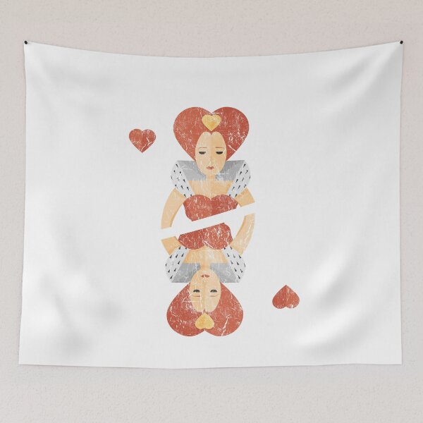 Item preview, Vintage Queen of Hearts Playing Card designed and sold by vladocar.