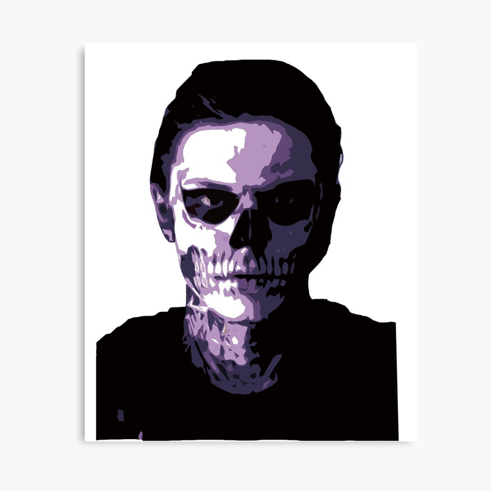 Evan Peters Skull