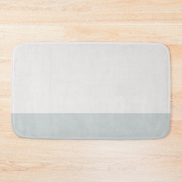 Item preview, Minimalist Solid Color Block in Silver and Soft Blue designed and sold by Ladies-Boutique.