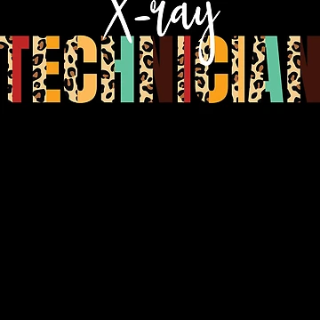 Imagen de la obra X-Ray Technician Cheetah Print Radiology X-Ray Technician Gear de DynamicDesign