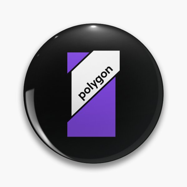 Item preview, Polygon MATIC Crypto Altcoin - Abstract Design with White and Purple Forms designed and sold by CryptoMoods.