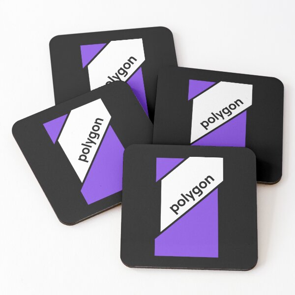 Item preview, Polygon MATIC Crypto Altcoin - Abstract Design with White and Purple Forms designed and sold by CryptoMoods.