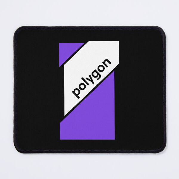 Item preview, Polygon MATIC Crypto Altcoin - Abstract Design with White and Purple Forms designed and sold by CryptoMoods.